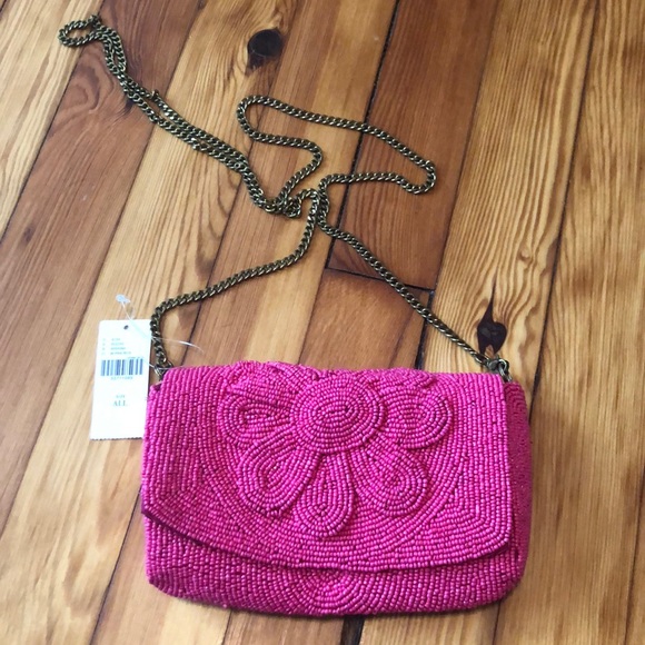 Anthropologie Handbags - Small Beaded Sling-over Anthropologie Handbag